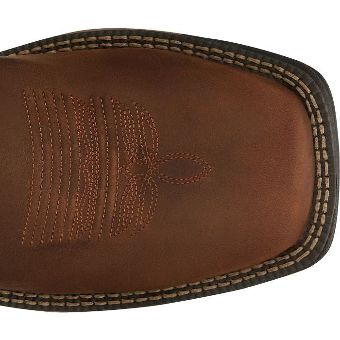 Justin Women's Rush 8" Waterproof Western Work Boot -Brown- SE4359  - Overlook Boots