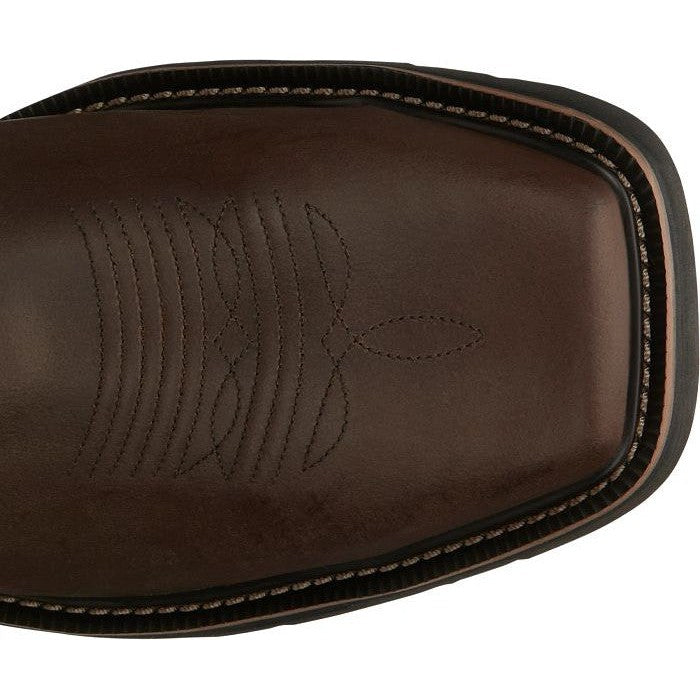 Justin Men's Keavan 11" Steel Toe Met Guard Western Work Boot -Brown- SE4570 - Overlook Boots