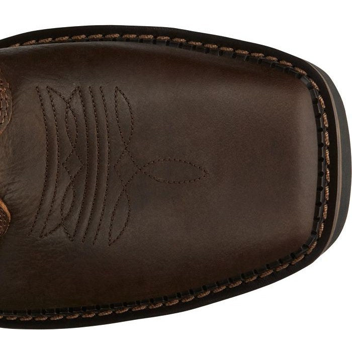 Justin Men's Driller 8" Composite Toe Waterproof Western Work Boot -Brown- SE462 - Overlook Boots