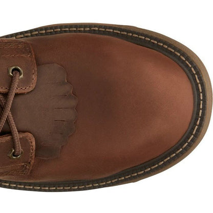 Justin Men's Rush 6" Nano Composite Toe wP Western Work Boot -Brown- SE466 - Overlook Boots