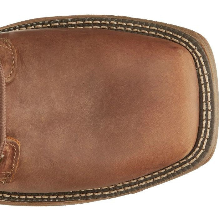 Justin Men's Rush 8" Waterproof Lace Up Western Work Boot -Brown- SE467 - Overlook Boots