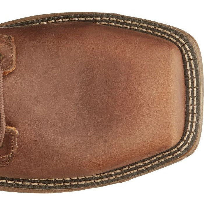 Justin Men's Rush 8" Nano Composite Toe Waterproof Western Work Boot -Brown- SE468 - Overlook Boots