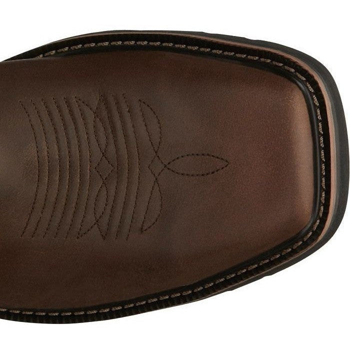 Justin Men's Driller 11" Steel Toe Western Work Boot -Brown- SE4690  - Overlook Boots