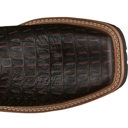 Justin Men's Derrickman 12" Composite Toe Western Work Boot -Brown- SE4833 - Overlook Boots