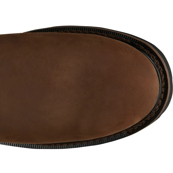 Justin Men's Drywall 10" Waterproof Western Work Boot -Brown- SE4960  - Overlook Boots