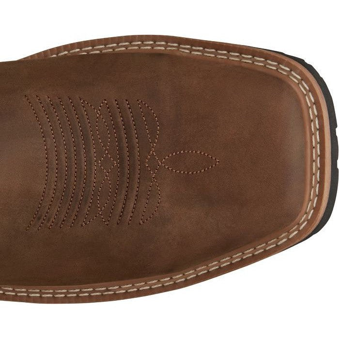 Justin Men's Derrickman 11" Waterproof Steel Toe Western Work Boot -Brown- SE4972 - Overlook Boots