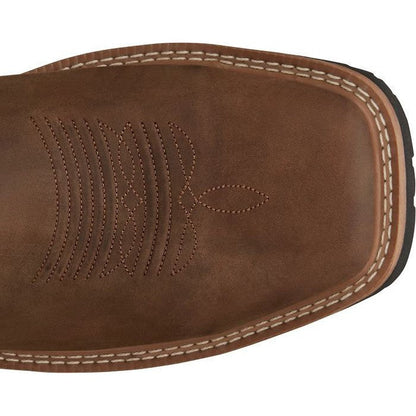 Justin Men's Derrickman 11" Waterproof Steel Toe Western Work Boot -Brown- SE4972 - Overlook Boots