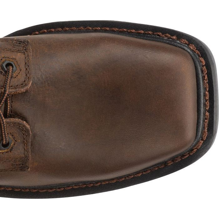 Justin Men's Pipefitter 8" Steel Toe Western Work Boot - Brown - WK200  - Overlook Boots