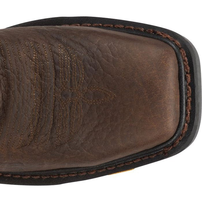 Justin Men's Driscoll 11" Steel Toe Western Work Boot -Brown- WK2111  - Overlook Boots