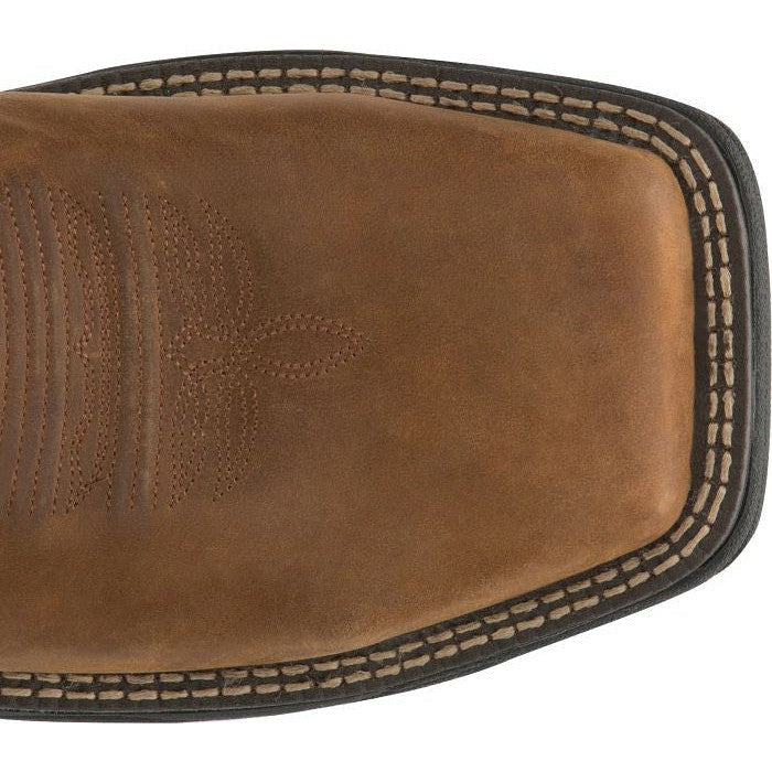 Justin Men's Rush 11" Composite Toe Western Work Boot -Tan- WK4337 - Overlook Boots