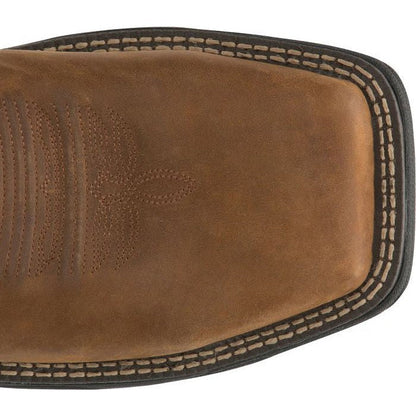 Justin Men's Rush 11" Composite Toe Western Work Boot -Tan- WK4337 - Overlook Boots