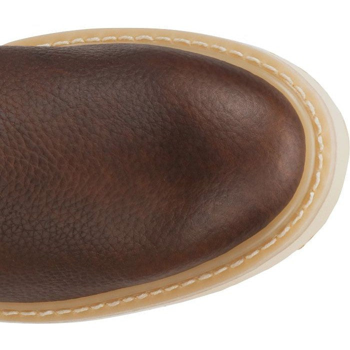 Justin Men's Axe 10" Soft Toe Wedge Western Work Boot -Brown- WK4908  - Overlook Boots