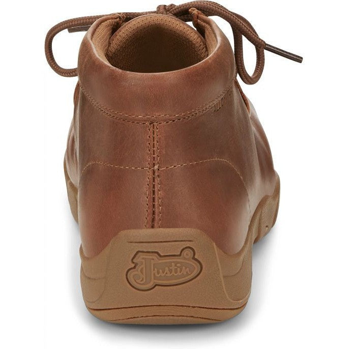 Justin Men's Cappie 4" Alloy Toe Work Shoe -Brown- SE242  - Overlook Boots
