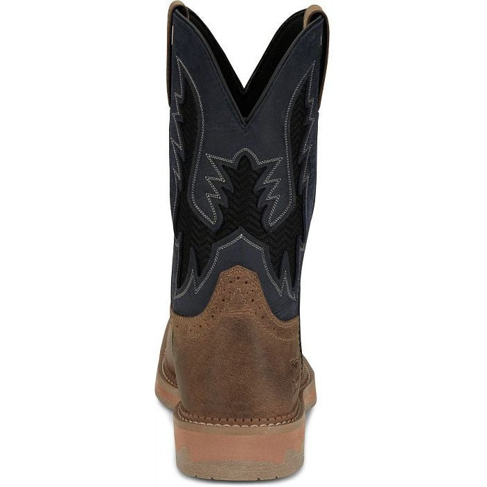 Justin Men's Bolt 11" Composite Toe Western Work Boot -Tan- SE4115 - Overlook Boots