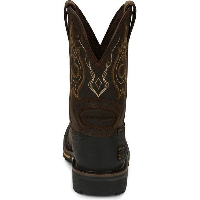 Justin Men's Joist 11" Composite Toe Western Work Boot - Brown - SE4625 - Overlook Boots