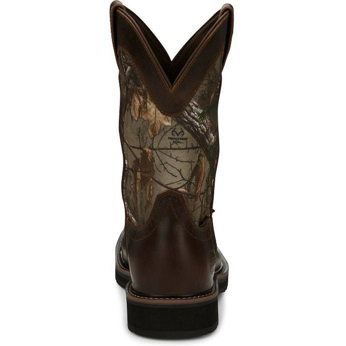 Justin Men's Trekker 11" Composite Toe Waterproof Western Work Boot -Brown- SE4677 - Overlook Boots