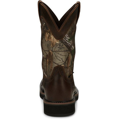 Justin Men's Trekker 11" Composite Toe Waterproof Western Work Boot -Brown- SE4677 - Overlook Boots