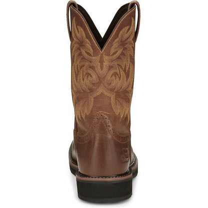 Justin Men's Handler 11" Composite Toe Western Work Boot -Brown- SE4824 - Overlook Boots