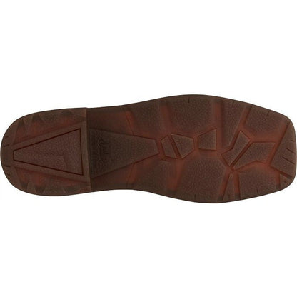 Justin Men's Resistor 11" Square Toe Western Work Boot -Blue- CR4009  - Overlook Boots