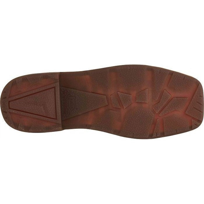 Justin Men's Resistor 11" Nano Composite Toe Western Work Boot -Blue - CR4010 - Overlook Boots