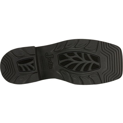 Justin Women's Chisel 8" Nano Composite Toe Western Work Boot -Brown- GY9960 - Overlook Boots