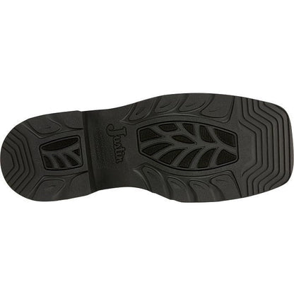 Justin Women's Lathey 8" Nano Composite Toe Western Work Boot -Brown- GY9962 - Overlook Boots