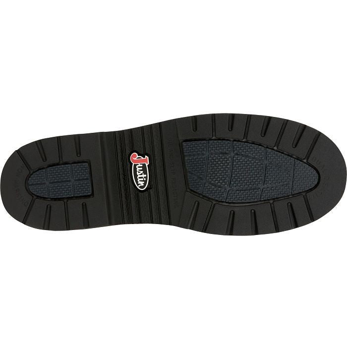 Justin Men's Carbide 11" Waterproof Steel Toe Western Work Boot -Brown- OW4458 - Overlook Boots