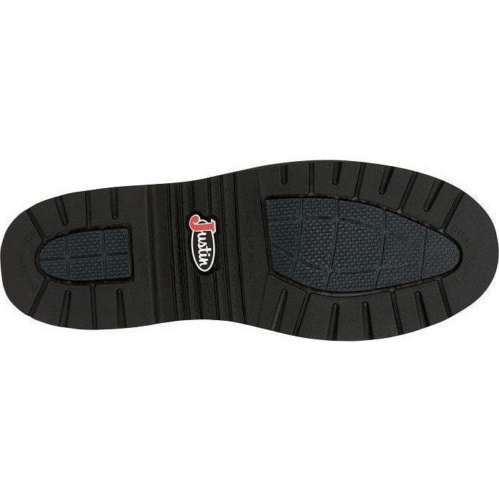 Justin Men's Rivot 8" Waterproof Steel Toe Western Work Boot -Brown- OW458 - Overlook Boots