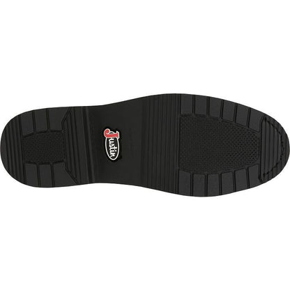 Justin Men's Livestock 8" Waterproof Lace Up Western Work Boot -Brown- OW604 - Overlook Boots