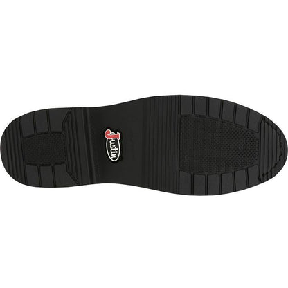 Justin Men's Round Up 10" Waterproof Western Work Boot -Brown- OW6604 - Overlook Boots