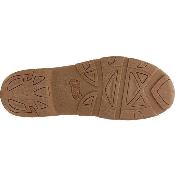 Justin Men's Cappie 4" Moc Toe Work Shoe -Sand Tan- SE241  - Overlook Boots