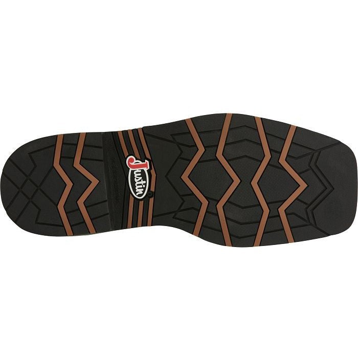 Justin Men's Bolt 11" Composite Toe Waterproof Western Work Boot -Brown- SE4103 - Overlook Boots