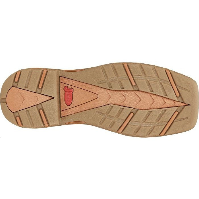 Justin Men's Rush 11" Steel Toe Waterproof Western Work Boot -Tan- SE4340 - Overlook Boots