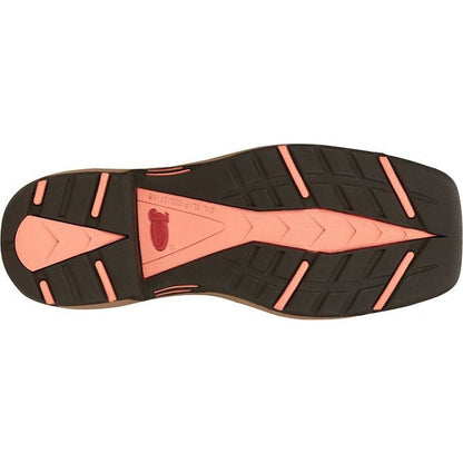 Justin Women's Rush 11" Waterproof Western Work Boot -Brown- SE4356  - Overlook Boots