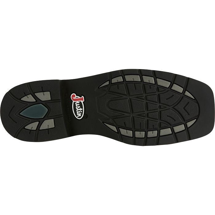 Justin Men's Electrician 11" Steel Toe Western Work Boot -Brown- SE4561 - Overlook Boots