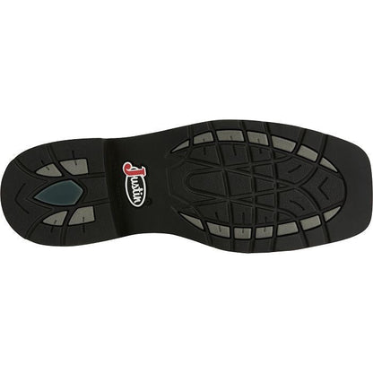 Justin Men's Electrician 11" Steel Toe Western Work Boot -Brown- SE4561 - Overlook Boots