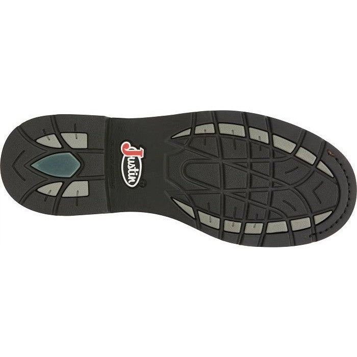 Justin Men's Superintendent 11" Steel Toe Western Work Boot -Brown- SE4661  - Overlook Boots