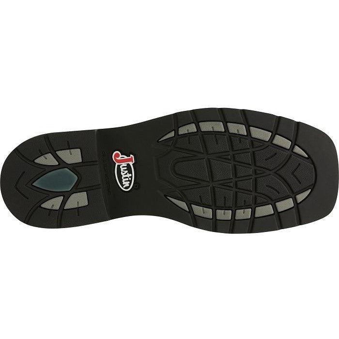 Justin Men's Driller 11" Steel Toe Western Work Boot -Brown- SE4682  - Overlook Boots