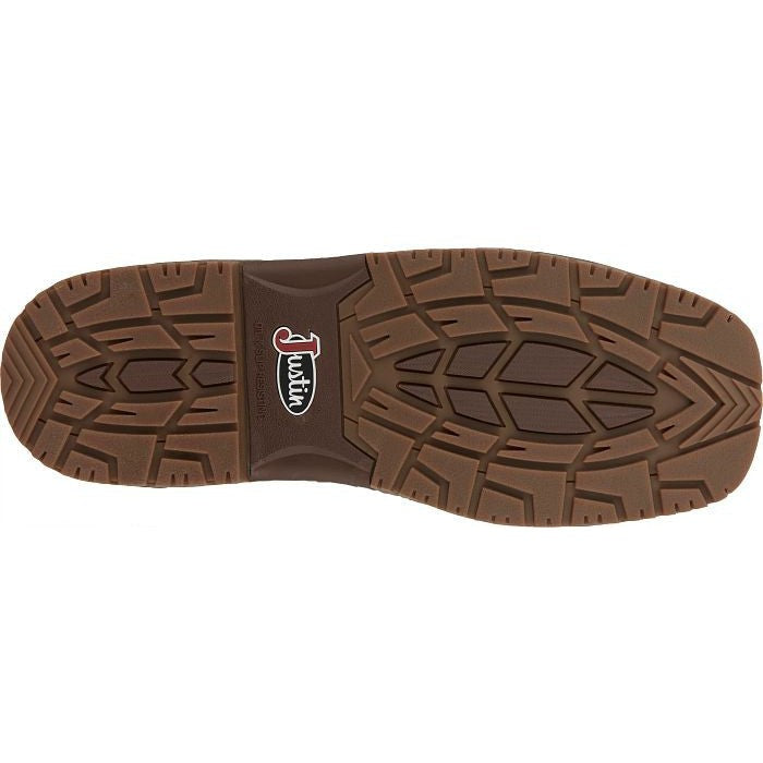 Justin Men's Wolfe 11" Nano Composite Toe Western Work Boot - Peanut SE4751 - Overlook Boots