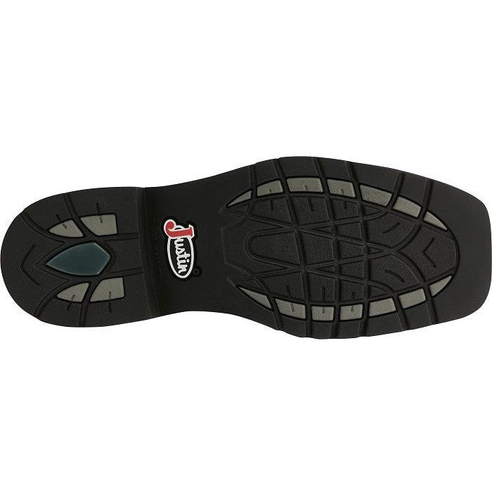 Justin Men's Driller 11" Composite Toe Wesetrn Work Boot -Black- SE4818 - Overlook Boots