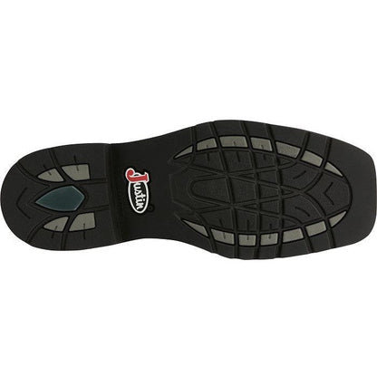 Justin Men's Driller 11" Composite Toe Wesetrn Work Boot -Black- SE4818 - Overlook Boots