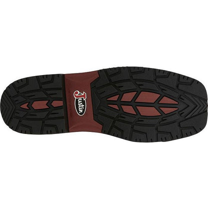 Justin Men's Derrickman 12" Composite Toe Western Work Boot -Brown- SE4835 - Overlook Boots