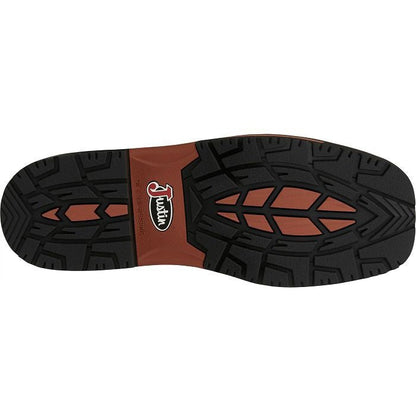 Justin Men's Joist 11" Waterproof Western Work Boot -Brown- SE4944  - Overlook Boots