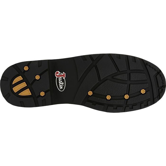 Justin Men's Drywall 8" Waterproof Work Boot -Brown- SE960  - Overlook Boots