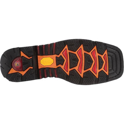 Justin Men's Pipefitter 8" Steel Toe Western Work Boot - Brown - WK200  - Overlook Boots