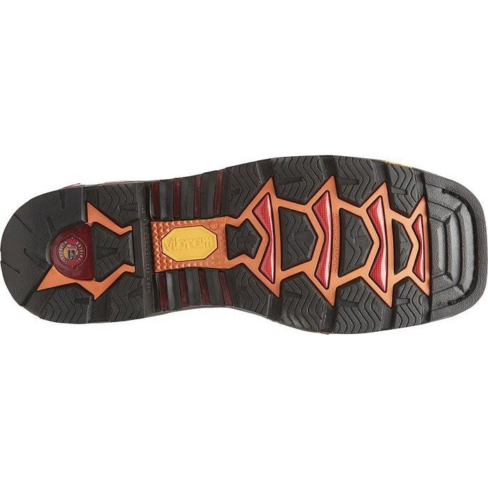 Justin Men's Tanker 11" Steel Toe Western Work Boot -Brown- WK2102  - Overlook Boots