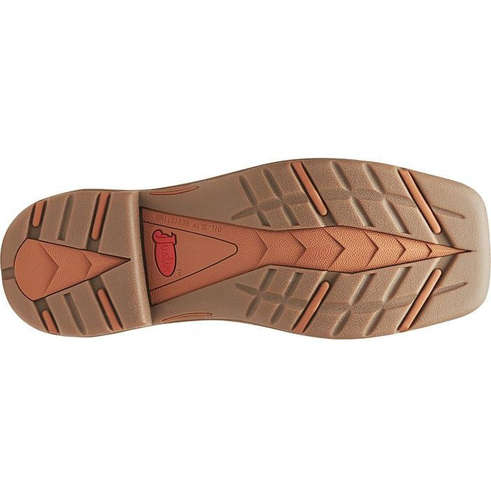 Justin Men's Rush 11" Waterproof Western Work Boot -Tan- WK4330 - Overlook Boots