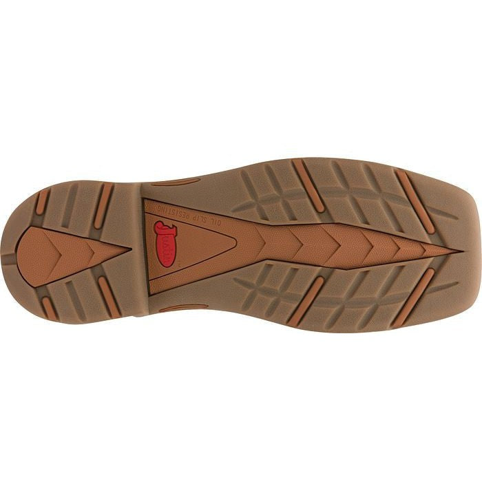 Justin Men's Rush 11" Composite Toe Western Work Boot -Tan- WK4338 - Overlook Boots