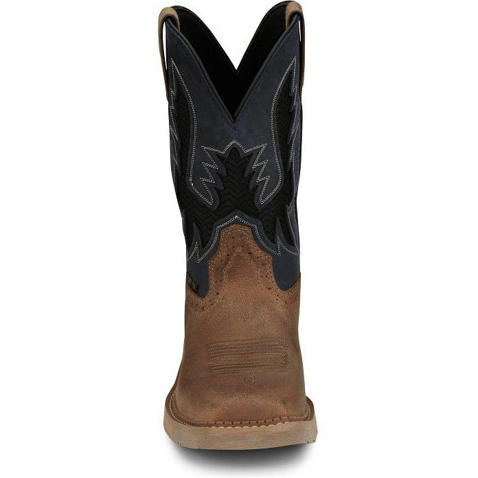 Justin Men's Bolt 11" Composite Toe Western Work Boot -Tan- SE4115 - Overlook Boots