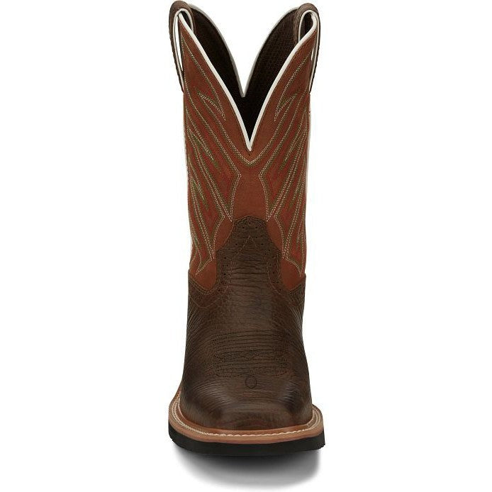 Justin Men's Electrician 11" Western Work Boot - Brown - SE4560  - Overlook Boots